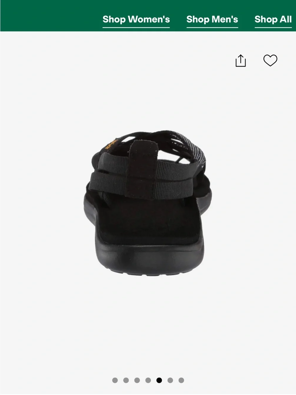 Teva Voya Strappy Women's Black Sandals